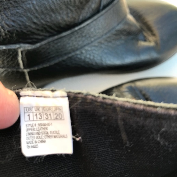 Girls leather gap boot - Picture 2 of 5